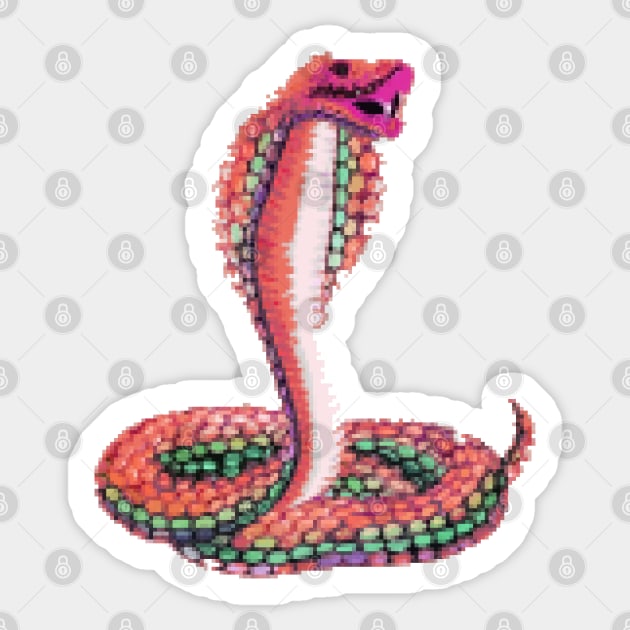 PINK COBRA Sticker by CharlieCreator